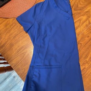 Med Couture Scrub Set- M Royal Blue